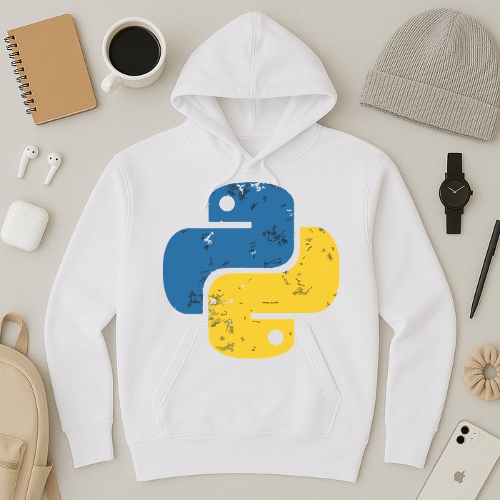 Python Programming Logo For ProgrammersPython Programming Logo For Programmers Hoodie