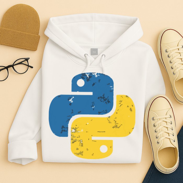 Python Programming Logo For ProgrammersPython Programming Logo For Programmers Hoodie