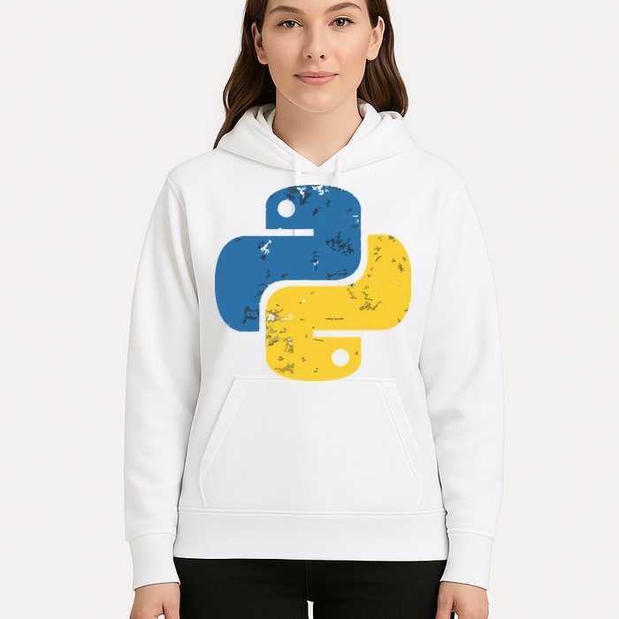 Python Programming Logo For ProgrammersPython Programming Logo For Programmers Hoodie