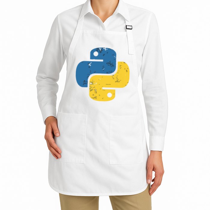 Python Programming Logo For ProgrammersPython Programming Logo For Programmers Apron