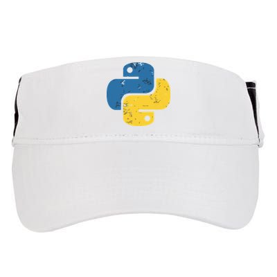 Python Programming Logo For ProgrammersPython Programming Logo For Programmers Adult Drive Performance Visor