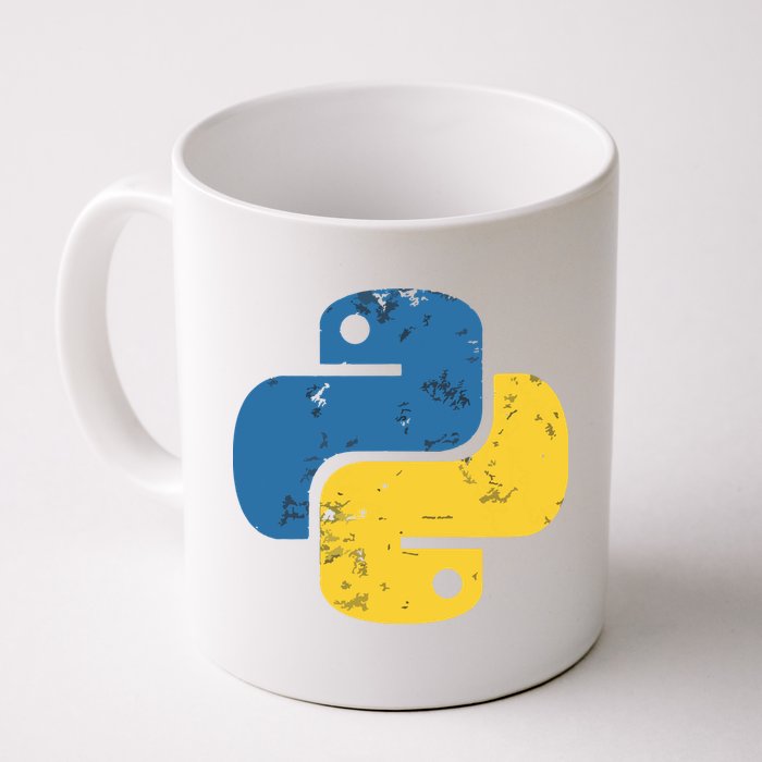 Python Programming Logo For ProgrammersPython Programming Logo For Programmers Mug