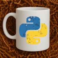 Python Programming Logo For ProgrammersPython Programming Logo For Programmers Mug