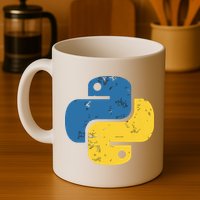 Python Programming Logo For ProgrammersPython Programming Logo For Programmers Mug