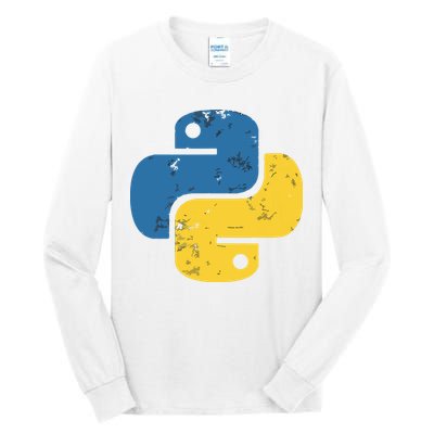 Python Programming Logo For ProgrammersPython Programming Logo For Programmers Tall Long Sleeve T-Shirt