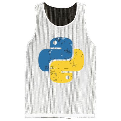 Python Programming Logo For ProgrammersPython Programming Logo For Programmers Mesh Reversible Basketball Jersey Tank