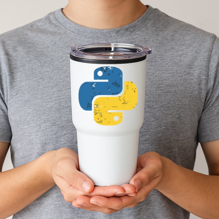 Python Programming Logo For ProgrammersPython Programming Logo For Programmers Tumbler