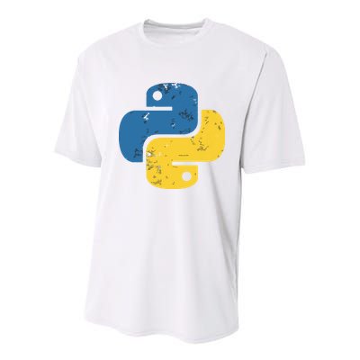 Python Programming Logo For ProgrammersPython Programming Logo For Programmers Youth Performance Sprint T-Shirt