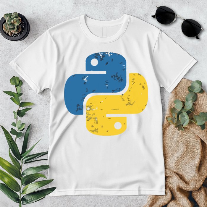 Python Programming Logo For ProgrammersPython Programming Logo For Programmers Premium T-Shirt
