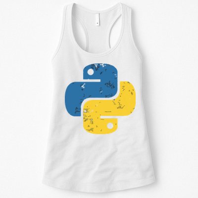 Python Programming Logo For ProgrammersPython Programming Logo For Programmers Womens Tank Top
