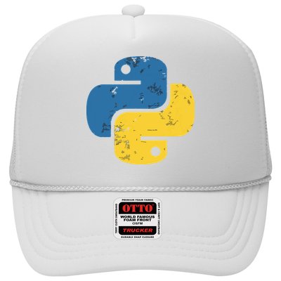 Python Programming Logo For ProgrammersPython Programming Logo For Programmers Trucker Hat