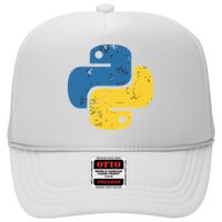 Python Programming Logo For ProgrammersPython Programming Logo For Programmers Trucker Hat