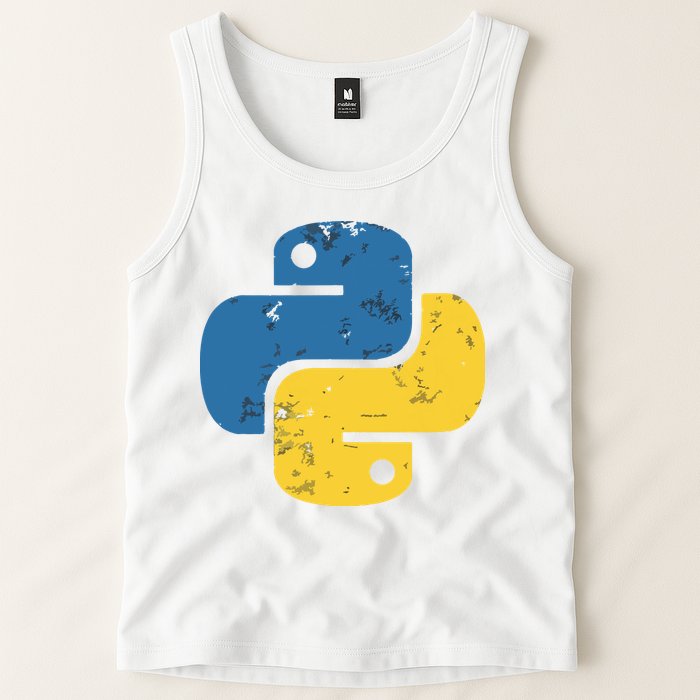 Python Programming Logo For ProgrammersPython Programming Logo For Programmers Tank Top