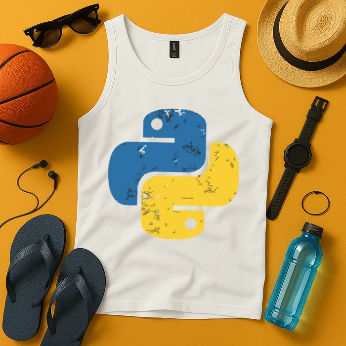 Python Programming Logo For ProgrammersPython Programming Logo For Programmers Tank Top