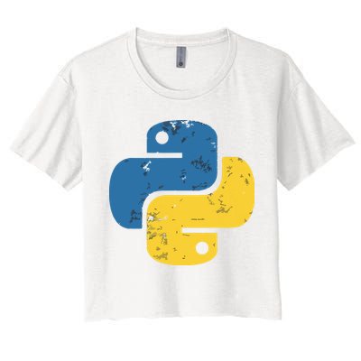 Python Programming Logo For ProgrammersPython Programming Logo For Programmers Crop Top