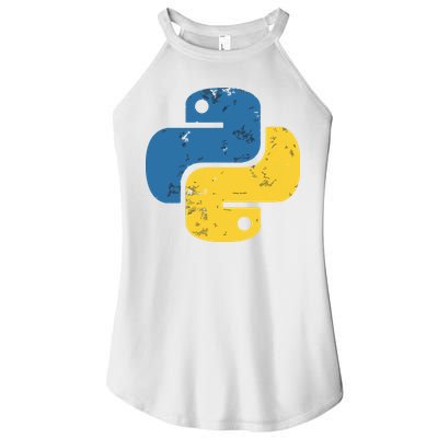 Python Programming Logo For ProgrammersPython Programming Logo For Programmers Women's Perfect Tri Rocker Tank