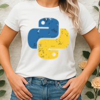 Python Programming Logo For ProgrammersPython Programming Logo For Programmers Womens T-Shirt