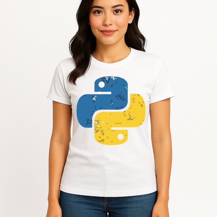 Python Programming Logo For ProgrammersPython Programming Logo For Programmers Womens T-Shirt