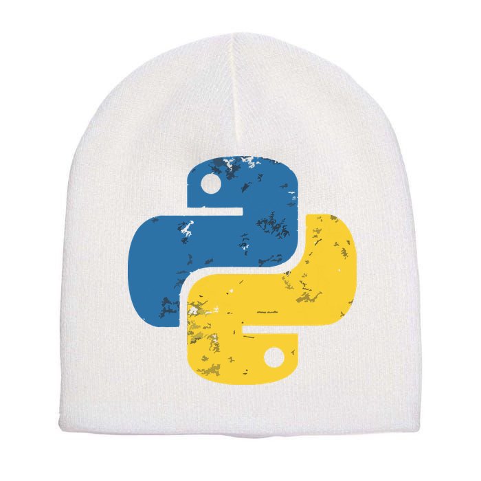 Python Programming Logo For ProgrammersPython Programming Logo For Programmers Short Acrylic Beanie