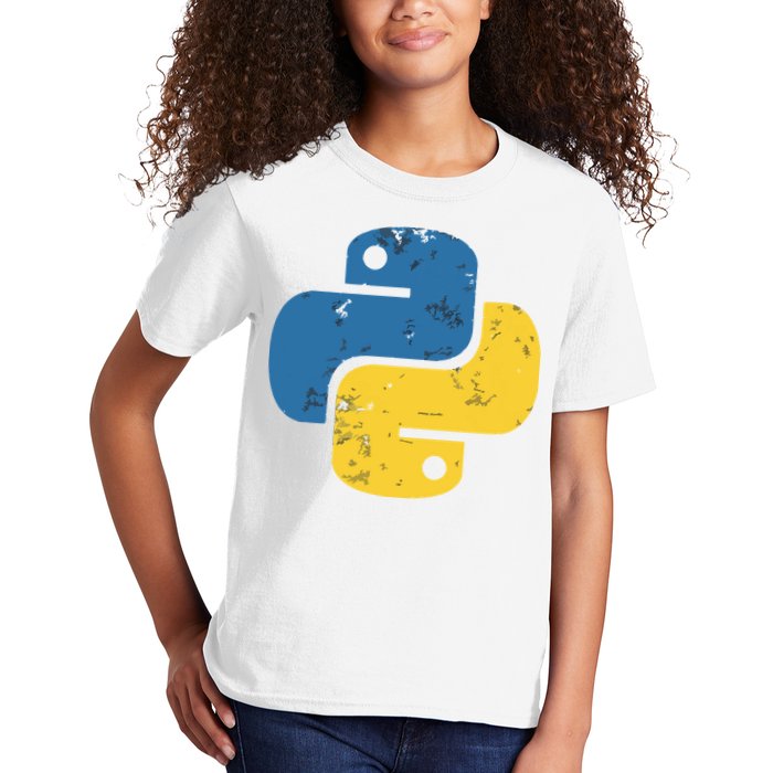 Python Programming Logo For ProgrammersPython Programming Logo For Programmers Kids T-Shirt
