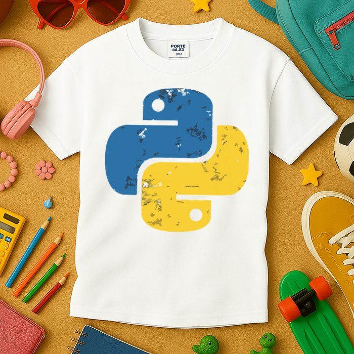 Python Programming Logo For ProgrammersPython Programming Logo For Programmers Kids T-Shirt