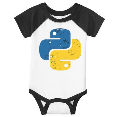 Python Programming Logo For ProgrammersPython Programming Logo For Programmers Infant Baby Jersey Bodysuit