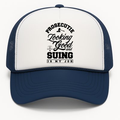 Prosecutor Paralegal Lawyer Prosecutie Gift Trucker Hat