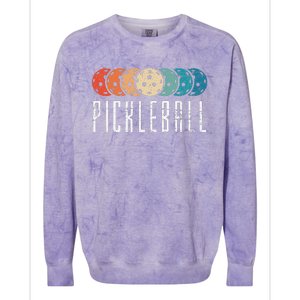 Pickleball Pickleball Lover Pickleball Player Colorblast Crewneck Sweatshirt