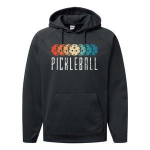 Pickleball Pickleball Lover Pickleball Player Performance Fleece Hoodie