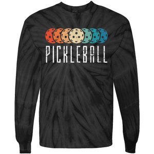 Pickleball Pickleball Lover Pickleball Player Tie-Dye Long Sleeve Shirt