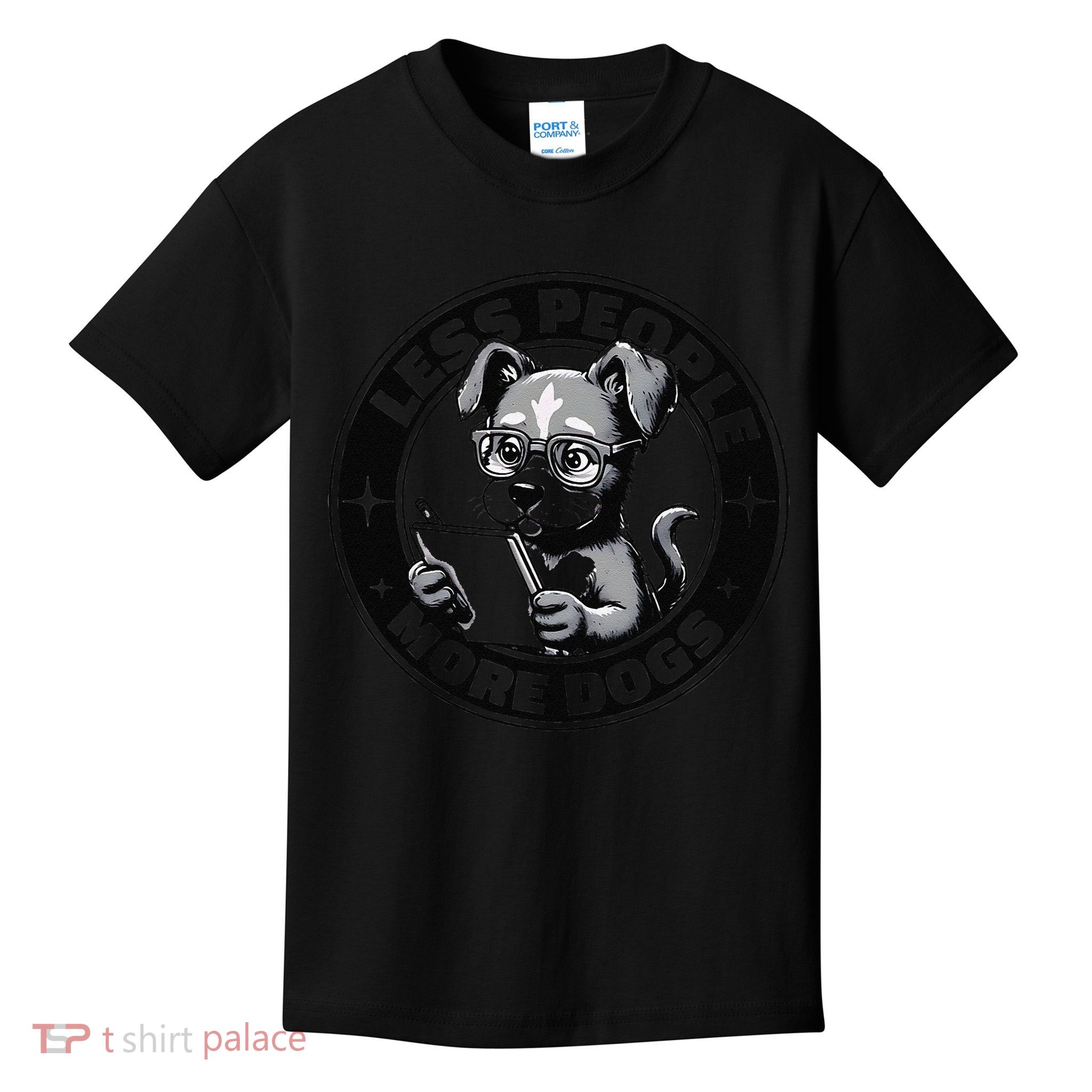 Pet Population Less People More Dogs Pet Finder Kids T-Shirt