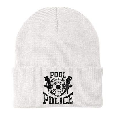 Pool Police Lifeguard Funny Pool Security Beanie