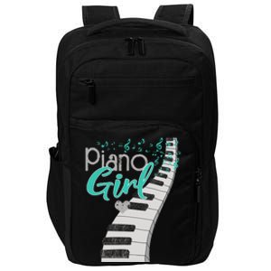 Piano Player Lover Kids Pianist Girls Piano Music Impact Tech Backpack