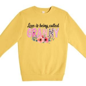 Ph Pink Leopard Plaid Floral Granny Mothers Day Costume Gift Premium Crewneck Sweatshirt