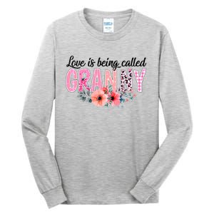 Ph Pink Leopard Plaid Floral Granny Mothers Day Costume Gift Tall Long Sleeve T-Shirt