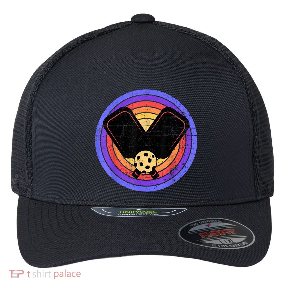 Pickleball, Pickleball Lover Tee, Pickleball Player Flexfit Unipanel Trucker Cap