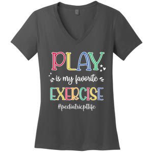 Pediatric PT Life Pediatric Physical Therapist Women's V-Neck T-Shirt