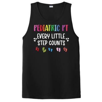 Pediatric PT Little Step Counts Pediatric Physical Therapist PosiCharge Competitor Tank