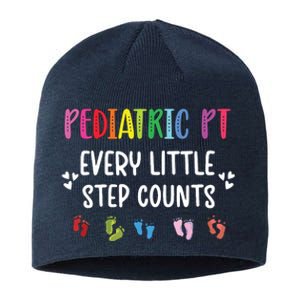 Pediatric PT Little Step Counts Pediatric Physical Therapist Sustainable Beanie