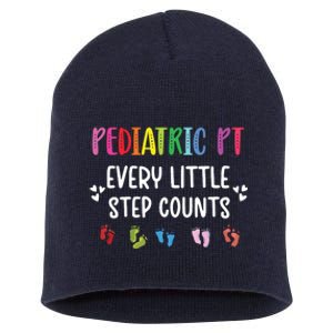 Pediatric PT Little Step Counts Pediatric Physical Therapist Short Acrylic Beanie