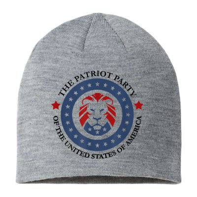 Patriot Party Lion United States 3rd Party Conservative Sustainable Beanie