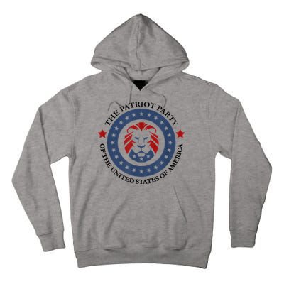 Patriot Party Lion United States 3rd Party Conservative Tall Hoodie