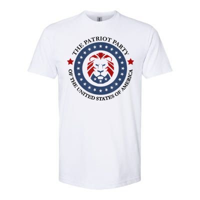 Patriot Party Lion United States 3rd Party Conservative Softstyle CVC T-Shirt