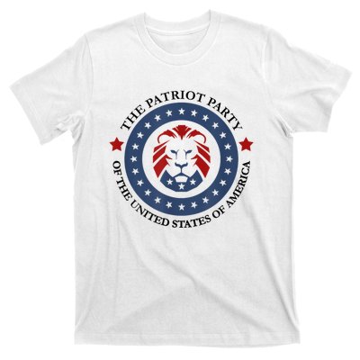 Patriot Party Lion United States 3rd Party Conservative T-Shirt