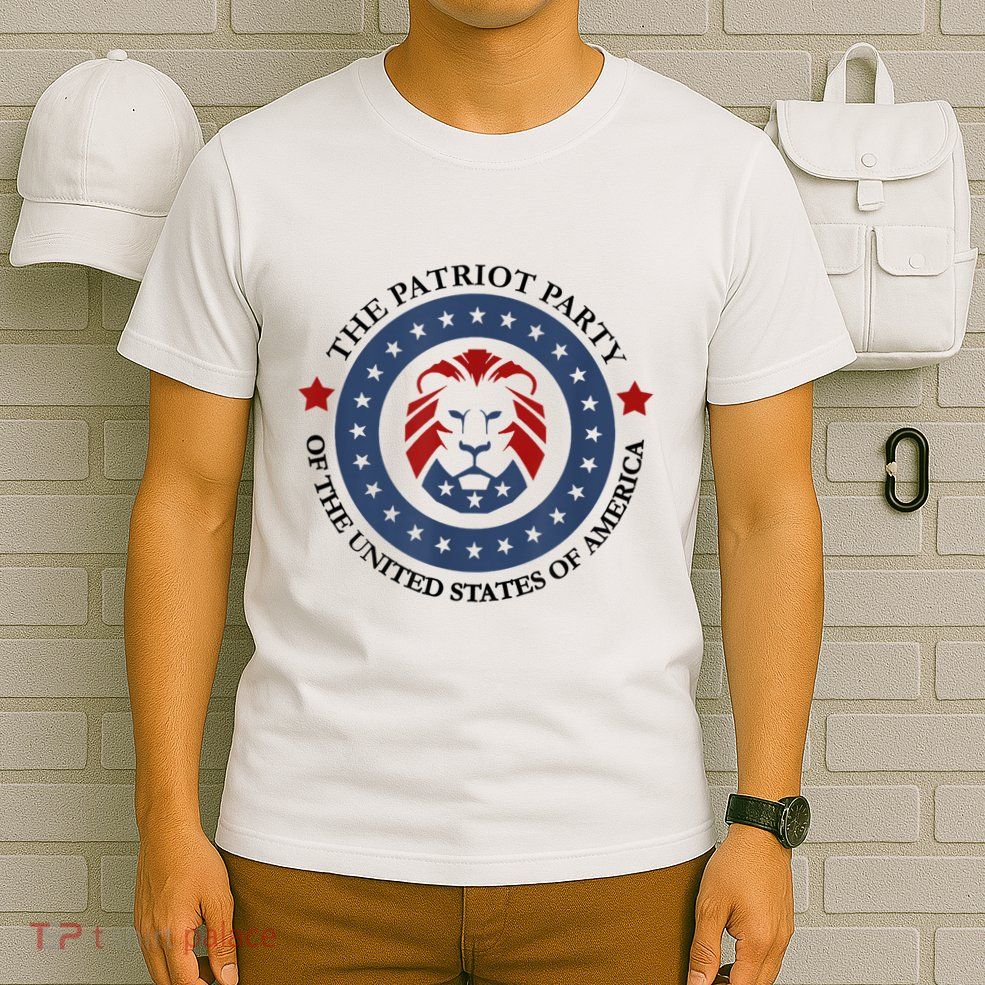 Patriot Party Lion United States 3rd Party Conservative T-Shirt