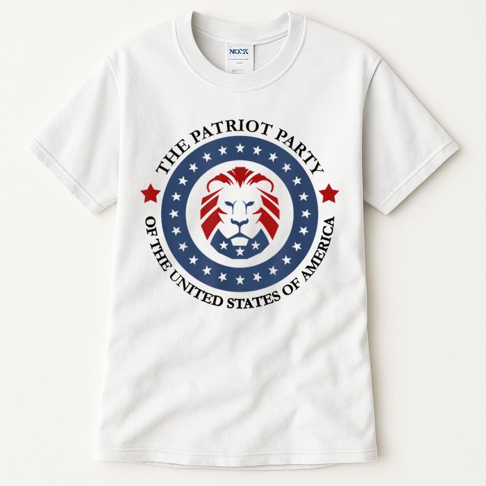 Patriot Party Lion United States 3rd Party Conservative Tall T-Shirt