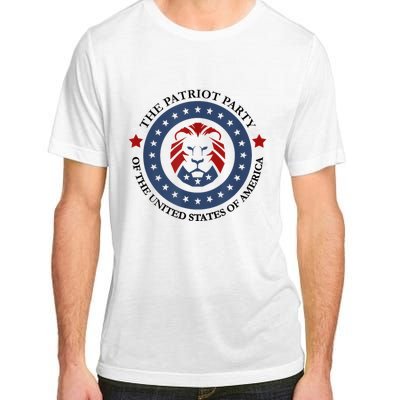 Patriot Party Lion United States 3rd Party Conservative Adult ChromaSoft Performance T-Shirt