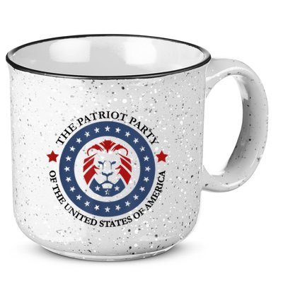 Patriot Party Lion United States 3rd Party Conservative 15oz Campfire Ceramic Mug