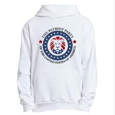 Patriot Party Lion United States 3rd Party Conservative Urban Pullover Hoodie