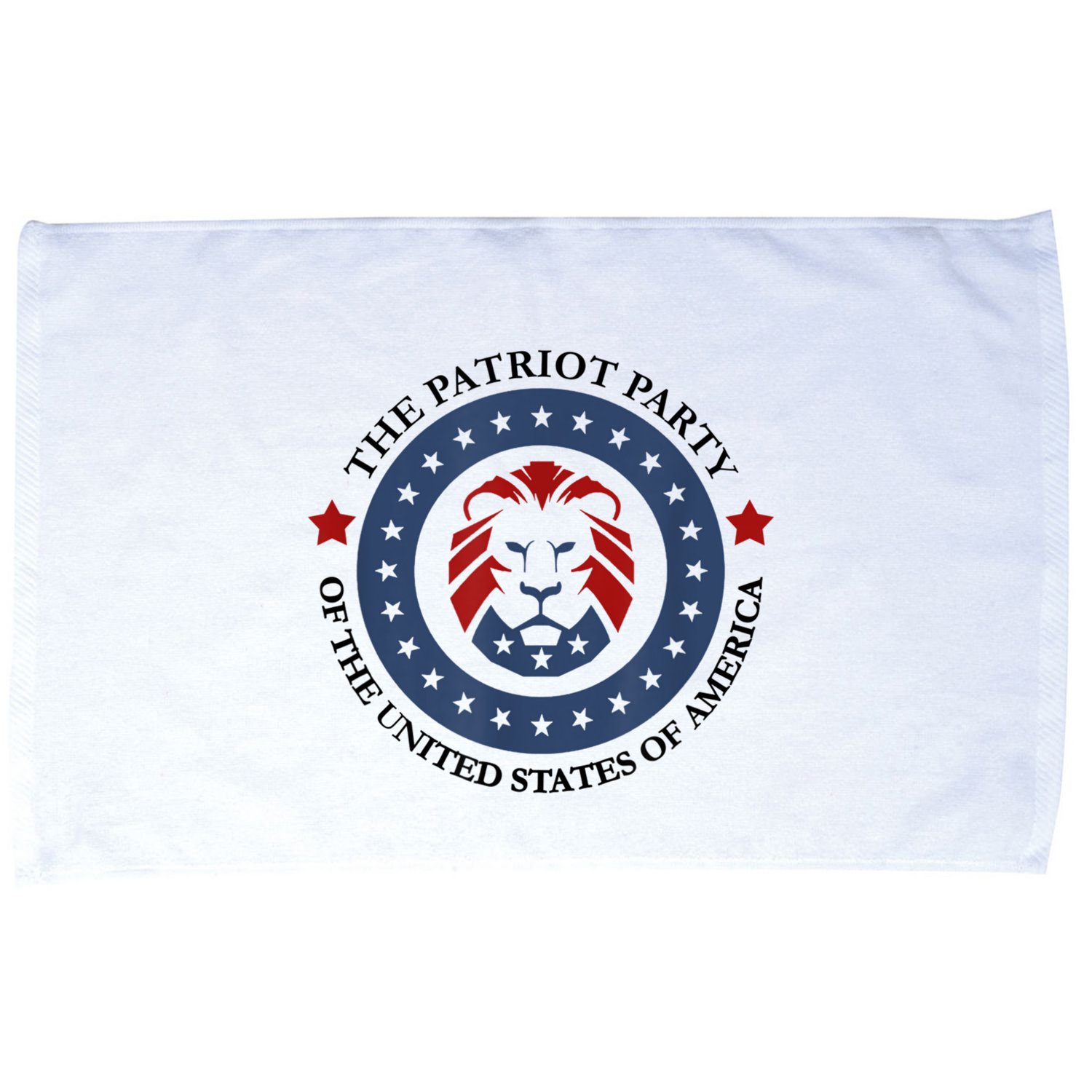 Patriot Party Lion United States 3rd Party Conservative Microfiber Hand Towel